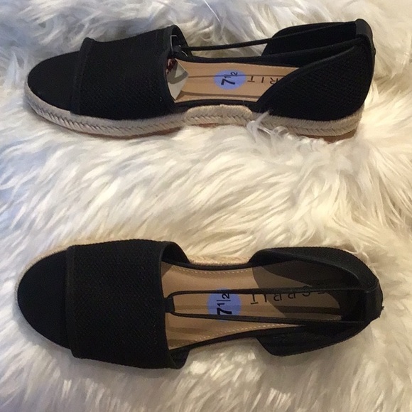 About ESPRIT Ada crocheted mesh upper jute wrapped sole Espadrilles Size 7.5 NWT - Picture 4 of 6